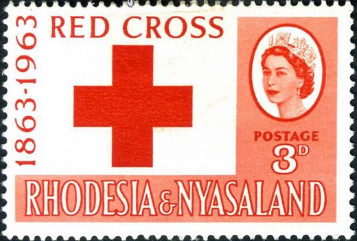 Rodesia e Niassalandia - 1963 - Cruz Vermelha - 3D