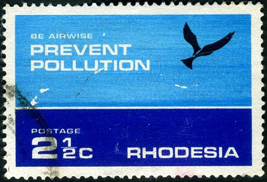 Rodesia - 1974 - Prevencao da Poluicao - 2.5C