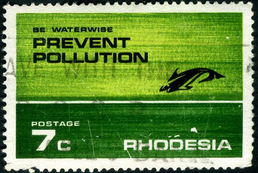 Rodesia - 1974 - Prevencao da Poluicao - 7C