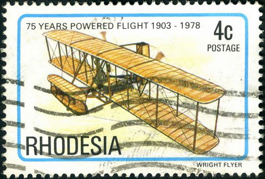 Rodesia - 1978 - 75 Anos Aviacao - 4C