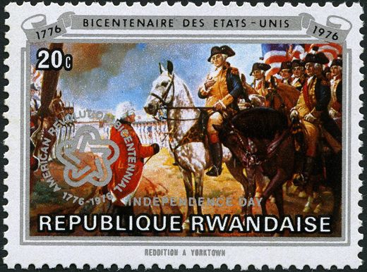 Ruanda - 1976 - Bicentenario EUA - 20C