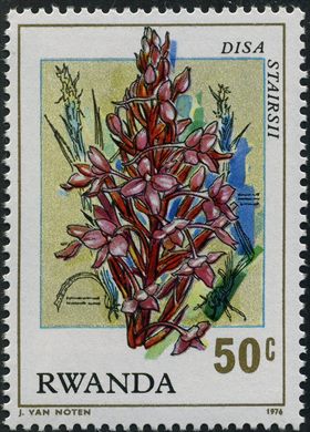 Ruanda - 1976 - Flora - 50C