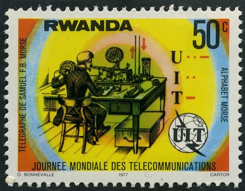 Ruanda - 1977 - Dia Mundial Telecomunicacoes - 50C