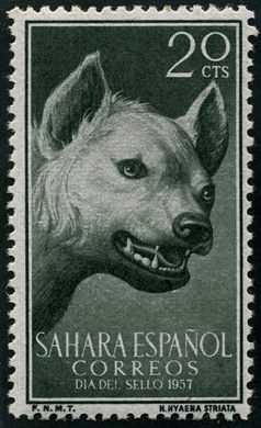 Saara Espanhol - 1957 - Dia do Selo - 20C