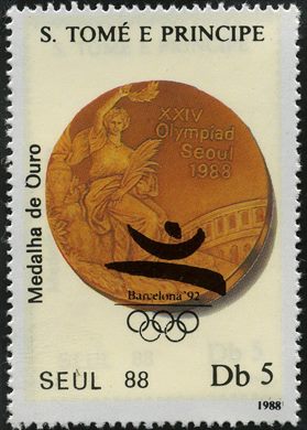 Sao Tome e Principe - 1988 - Jogos Olimpicos Barcelona 92 - Db5