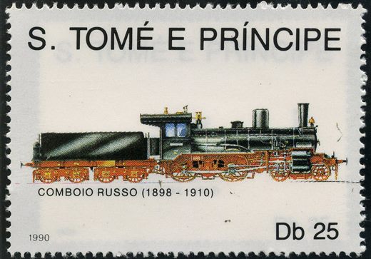 Sao Tome e Principe - 1990 - Comboios - Db25
