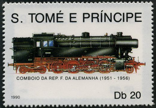 Sao Tome e Principe - 1990 - Comboios - Db20