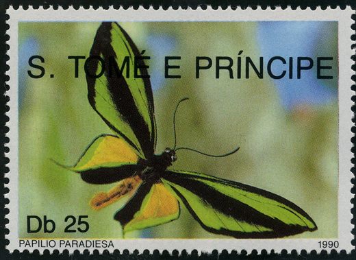 Sao Tome e Principe - 1990 - Borboletas - Db25