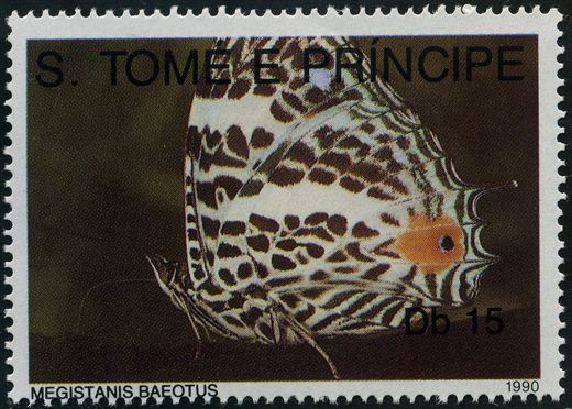 Sao Tome e Principe - 1990 - Borboletas - Db15