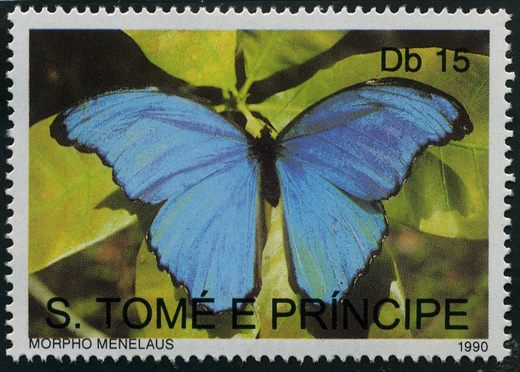 Sao Tome e Principe - 1990 - Borboletas - Db15
