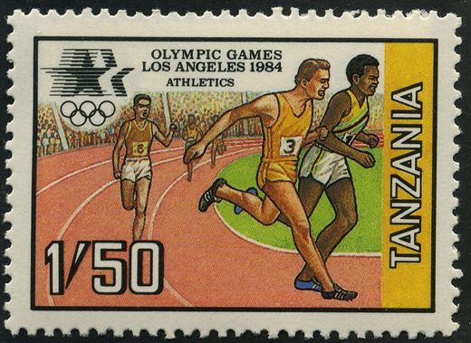 Tanzania - 1984 - Jogos Olimpicos Los Angeles - 1Sh50