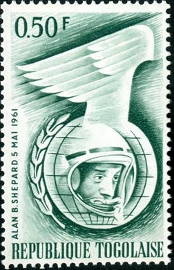 Togo - 1961 - Espaco Alan Shepard - 0.50F