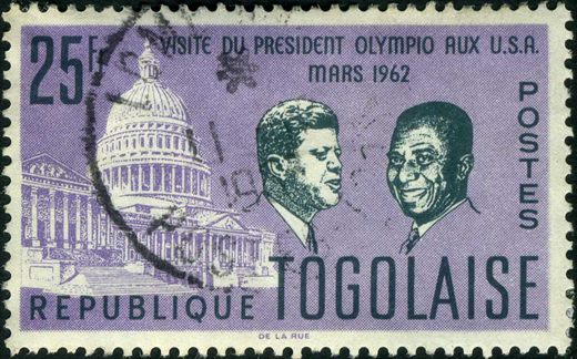 Togo - 1962 - Visita Olympio aos EUA - 25F
