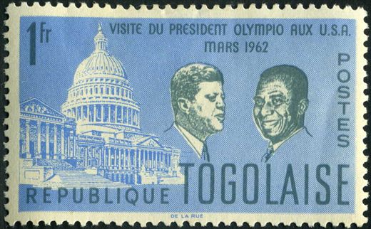 Togo - 1962 - Visita Olympio aos EUA - 1Fr