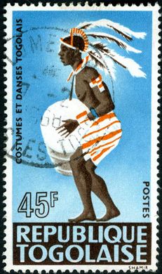 Togo - 1964 - Trajes e Dancas - 45F