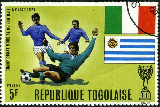 Togo - 1970 - Copa do Mundo Mexico - 5F