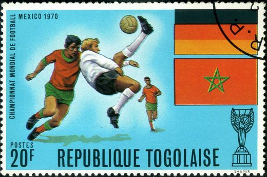Togo - 1970 - Copa do Mundo Mexico - 20F