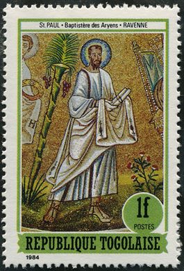 Togo - 1984 - Mosaicos de Ravena - 1F