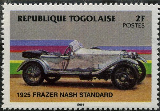 Togo - 1984 - Automoveis - 2F