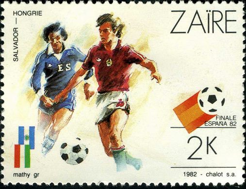 Zaire - 1982 - Copa do Mundo Espanha - 2K