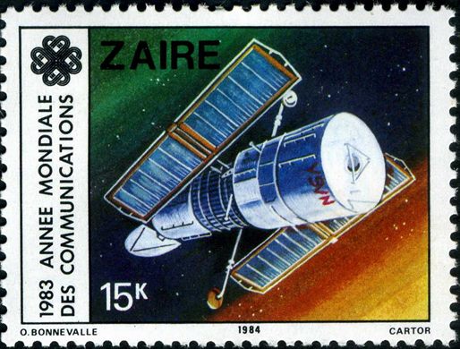 Zaire - 1984 - Ano Mundial das Comunicacoes - 15K