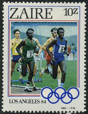 Zaire - 1984 - Jogos Olimpicos Los Angeles - 10Z