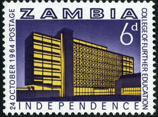Zambia - 1964 - Independencia - 6D