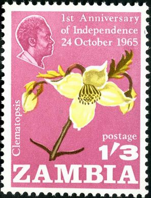 Zambia - 1965 - 1 Aniversario Independencia - 1S3D