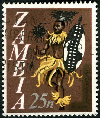 Zambia - 1968 - Definitiva - 25N