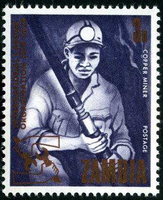 Zambia - 1969 - 50 Anos OIT - 3N