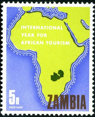 Zambia - 1969 - Ano Internacional Turismo Africano - 5N