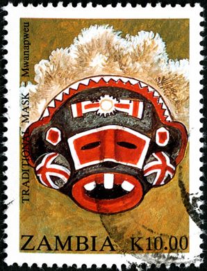 Zambia - 1991 - Mascaras Tradicionais - K10