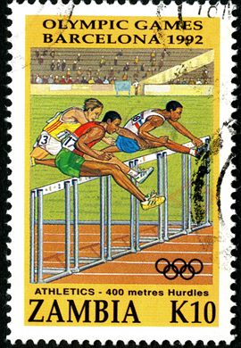 Zambia - 1992 - Jogos Olimpicos Barcelona - K10