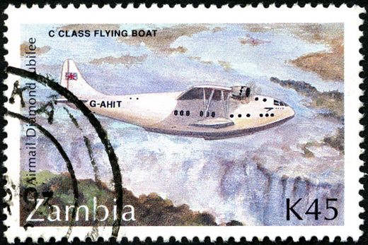 Zambia - 1997 - Jubileu de Diamante do Correio Aereo - K45