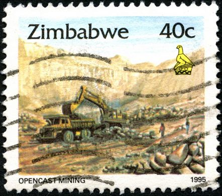 Zimbabwe - 1995 - Agricultura e Mineiracao - 40C