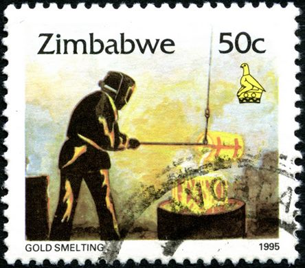 Zimbabwe - 1995 - Agricultura e Mineiracao - 50C