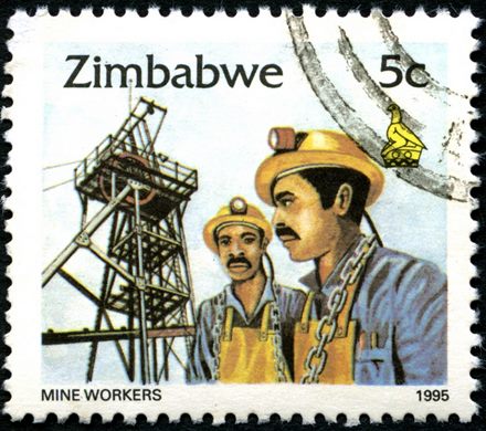 Zimbabwe - 1995 - Agricultura e Mineiracao - 5C