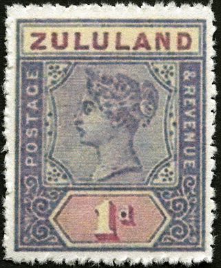 Zululand (Colonia Britanica) - 1894 - Rainha Vitoria - 1D