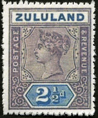 Zululand (Colonia Britanica) - 1894 - Rainha Vitoria - 2.5D