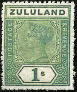 Zululand (Colonia Britanica) - 1894 - Rainha Vitoria - 1S