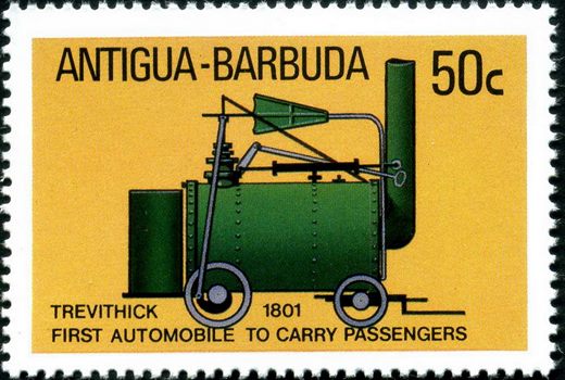 Antigua e Barbuda - 1987 - Marcos dos Transportes - 50C
