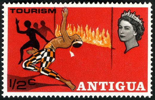 Antigua - 1966 - Turismo - 0.5C