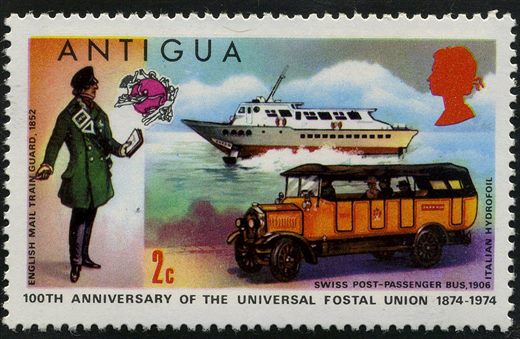 Antigua - 1974 - Centenario UPU - 2C