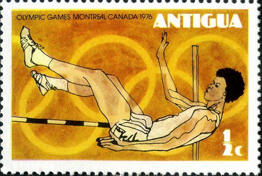Antigua - 1976 - Jogos Olimpicos Montreal - 0.5C