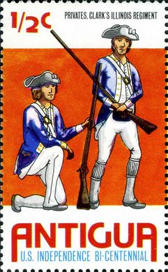Antigua - 1976 - Bicentenario EUA - 0.5C