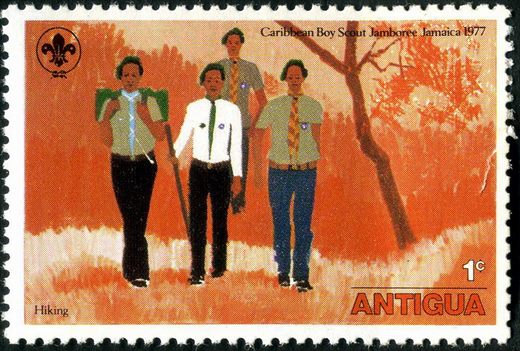 Antigua - 1977 - Jamboree Escuteiros Caraibas - 1C