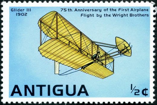 Antigua - 1978 - 75 Aniversario Voo Wright - 0.5C