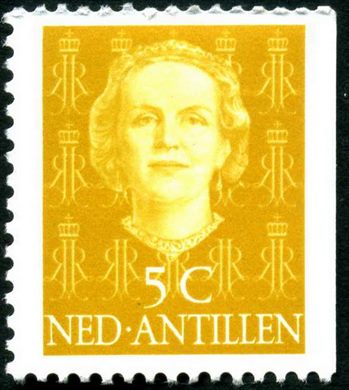 Antilhas Holandesas - 1950 - Rainha Juliana - 5C