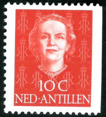 Antilhas Holandesas - 1950 - Rainha Juliana - 10C