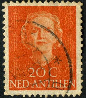Antilhas Holandesas - 1950 - Rainha Juliana - 20C